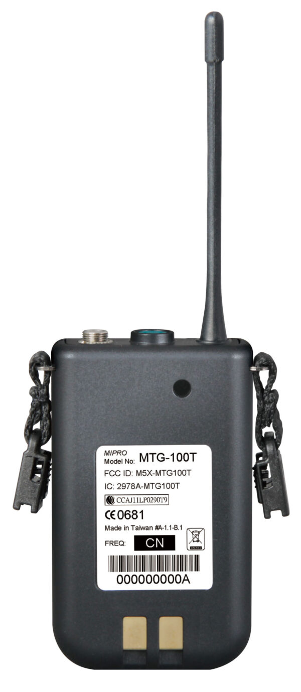 Mipro MTG-100T Digitaler Taschensender – Bild 4